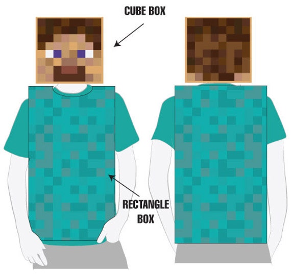 Minecraft Steve Costume Template