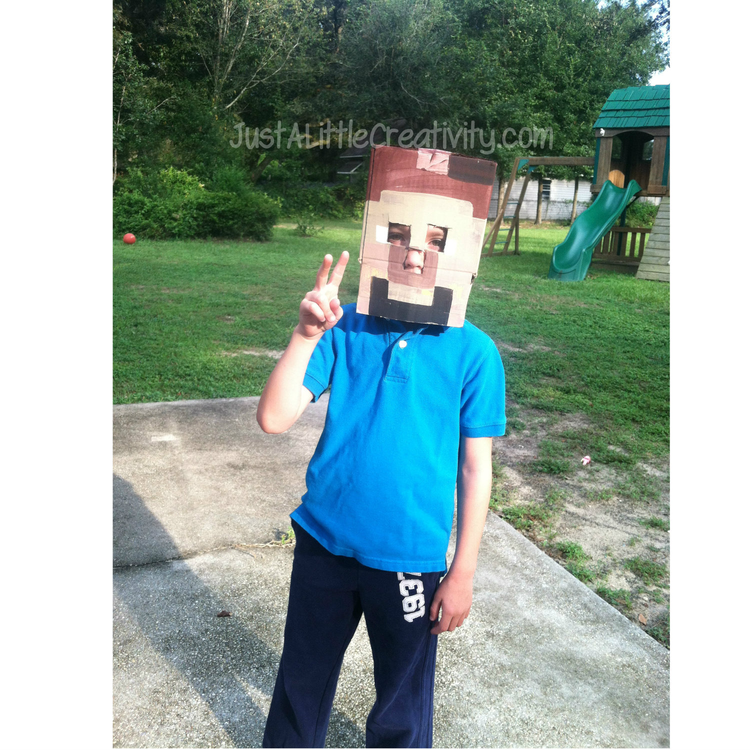 Minecraft Steve Costume Tutorial