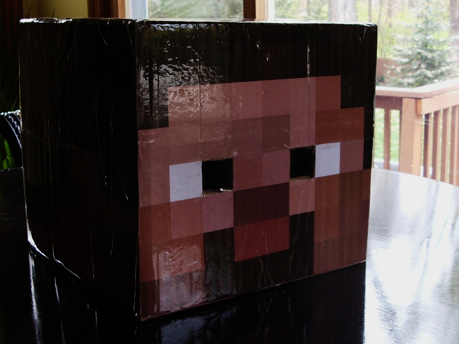 Minecraft Steve Head Print