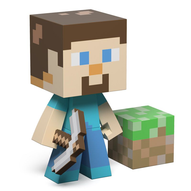 Minecraft Steve With Diamond Sword