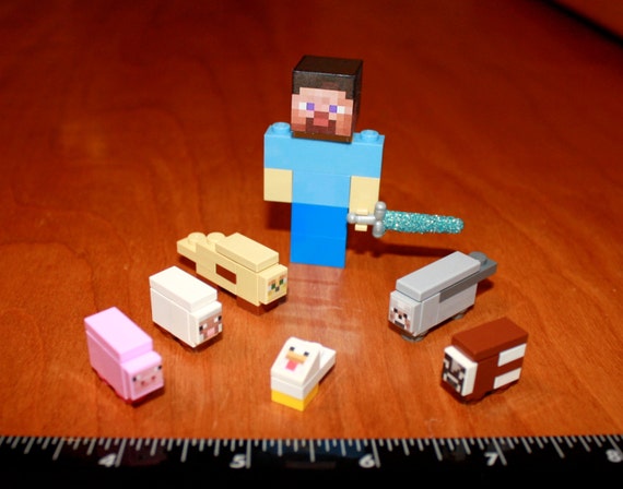 Minecraft Steve With Diamond Sword