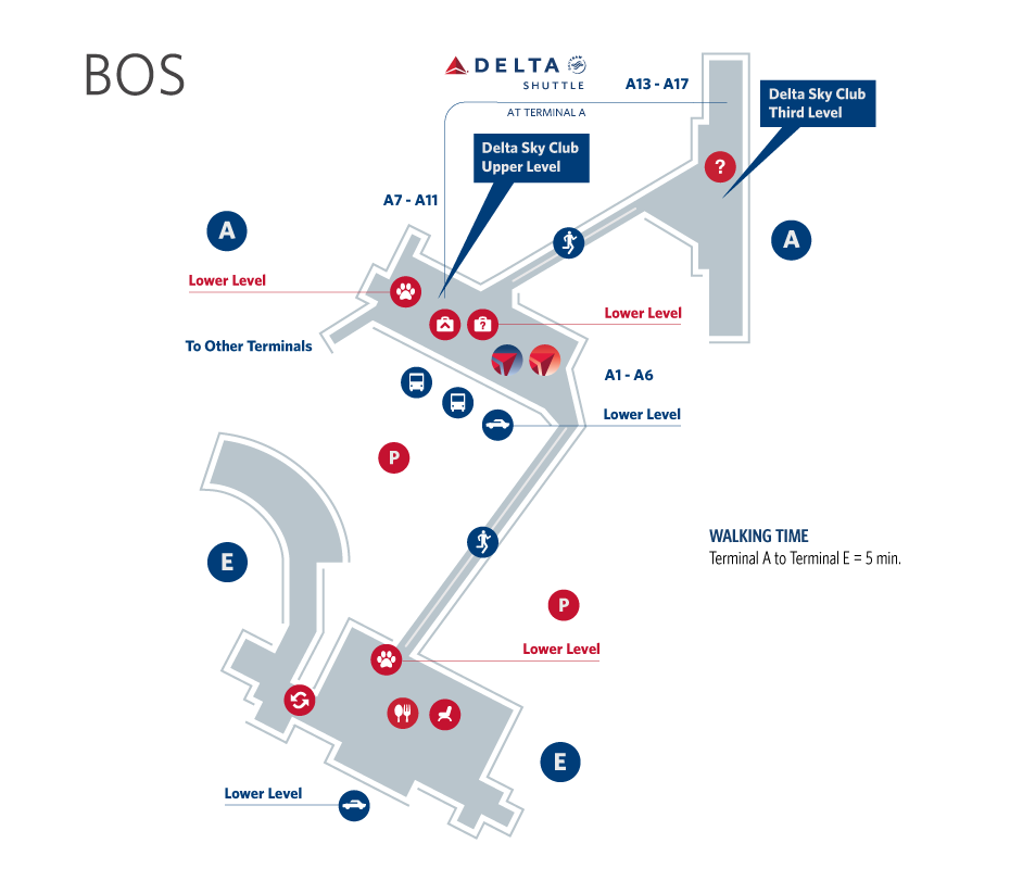 Minneapolis Airport Map Delta Terminal