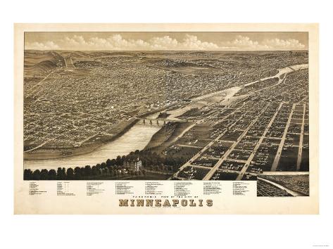 Minneapolis Map Poster