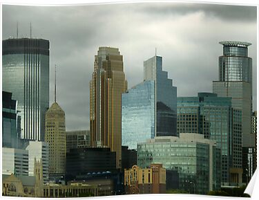 Minneapolis Skyline Poster