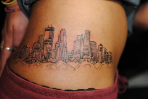 Minneapolis Skyline Tattoo