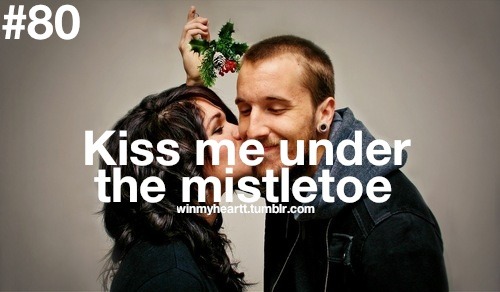 Mistletoe Kiss Tumblr