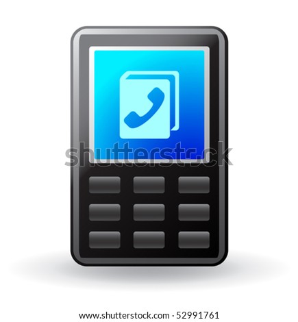 Mobile Icon Black