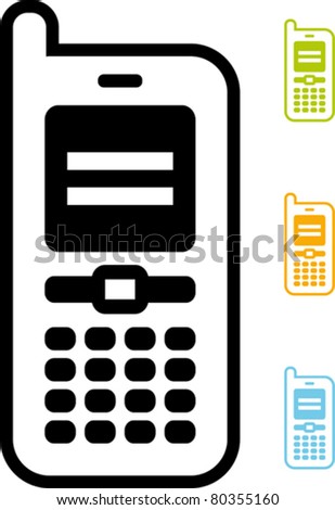 Mobile Phone Icon Vector