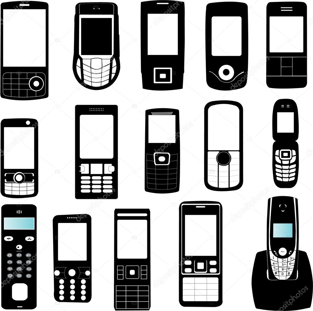 Mobile Phone Icon Vector