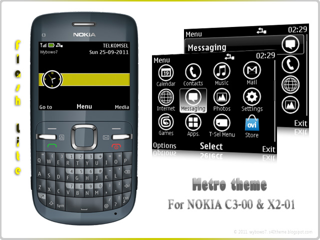 Mobile Themes Nokia X2 01 Free Download