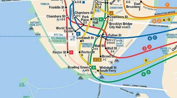 Mta Nyc Subway Map Manhattan