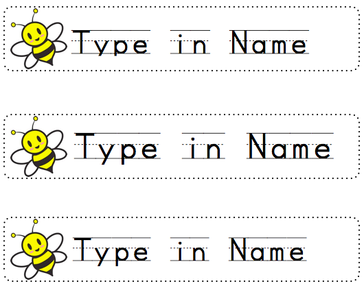 Name Tags Template Free