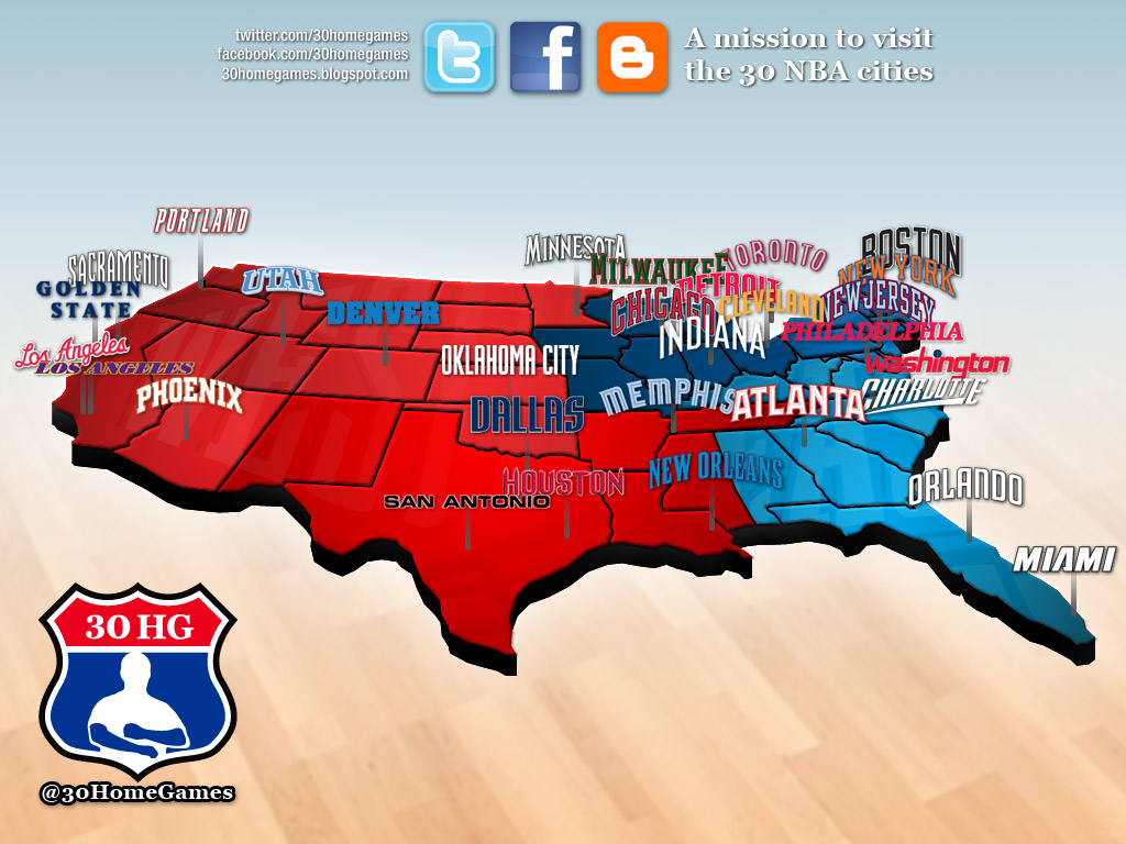 Nba Teams Map