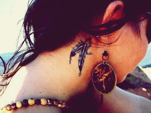 Neck Tattoos For Women Tumblr