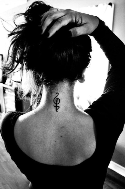 Neck Tattoos For Women Tumblr