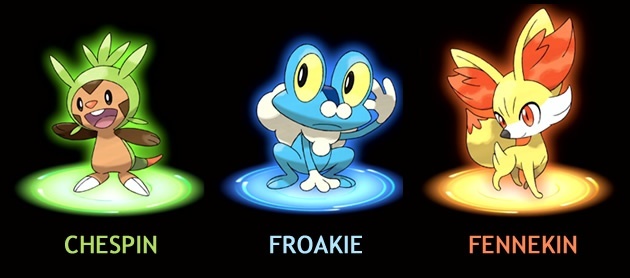 New Pokemon X And Y Starters