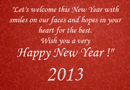 New Year Greetings 2013 Wallpaper Hd