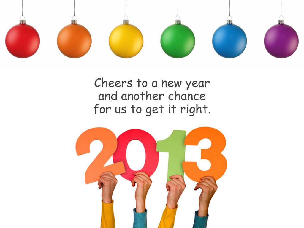 New Year Greetings Text 2013