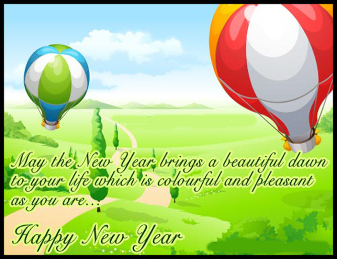 New Year Wishes Cards For Facebook
