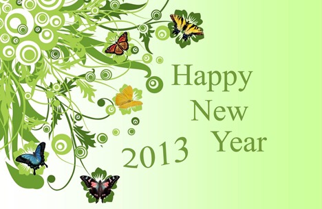 New Year Wishes Cards Free 2013