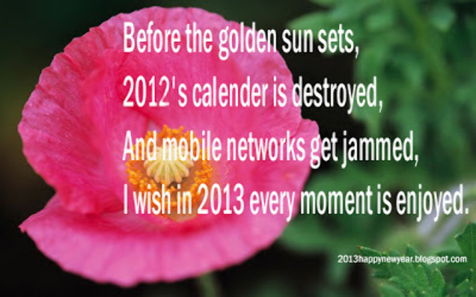 New Year Wishes Messages For Friends 2013