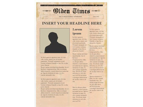 Newspaper Article Template For Word Mac