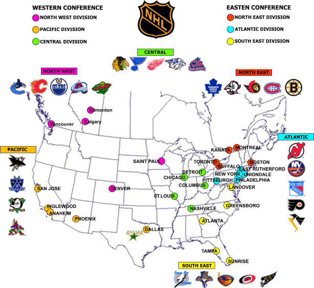 Nhl Team Logos And Names