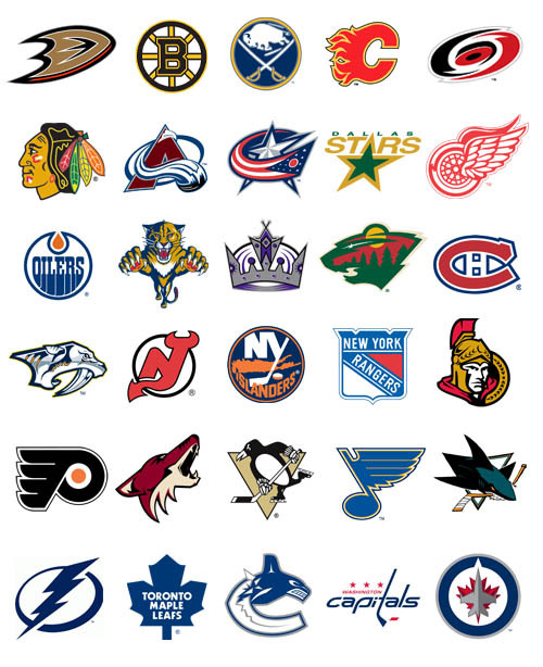 Nhl Team Logos And Names