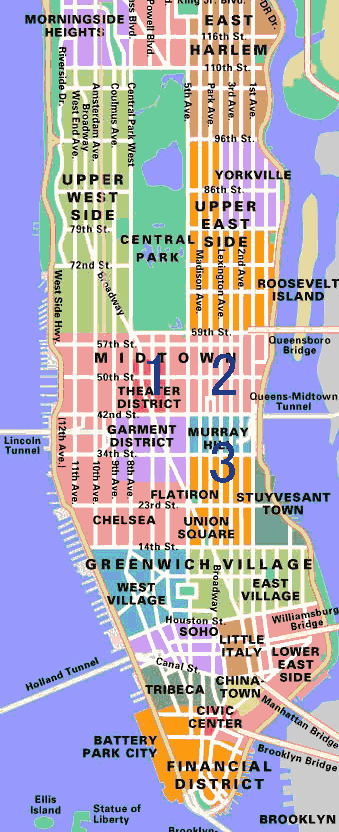 Nyc Map Manhattan