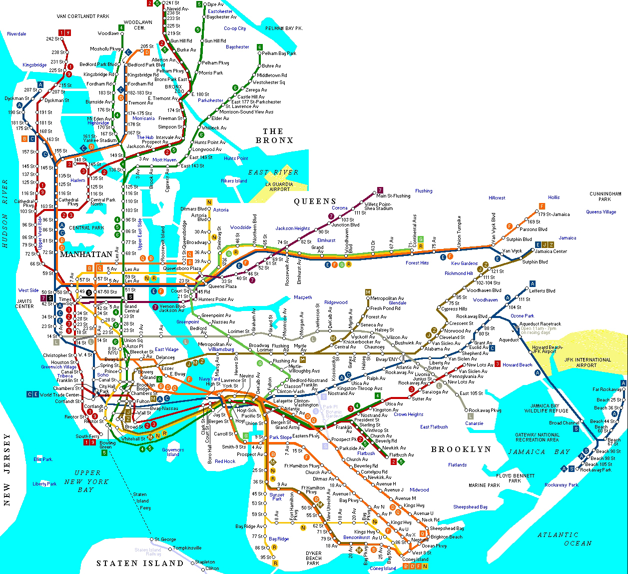 Nyc Subway Map