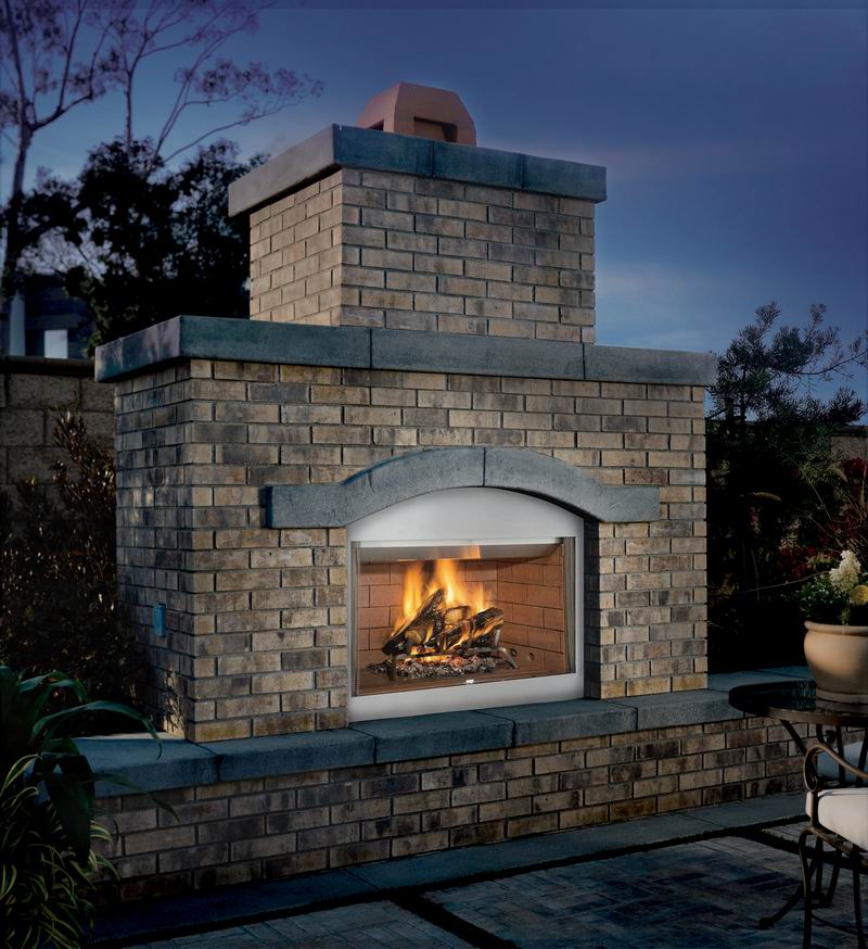 Outdoor Fireplace Designs Brick