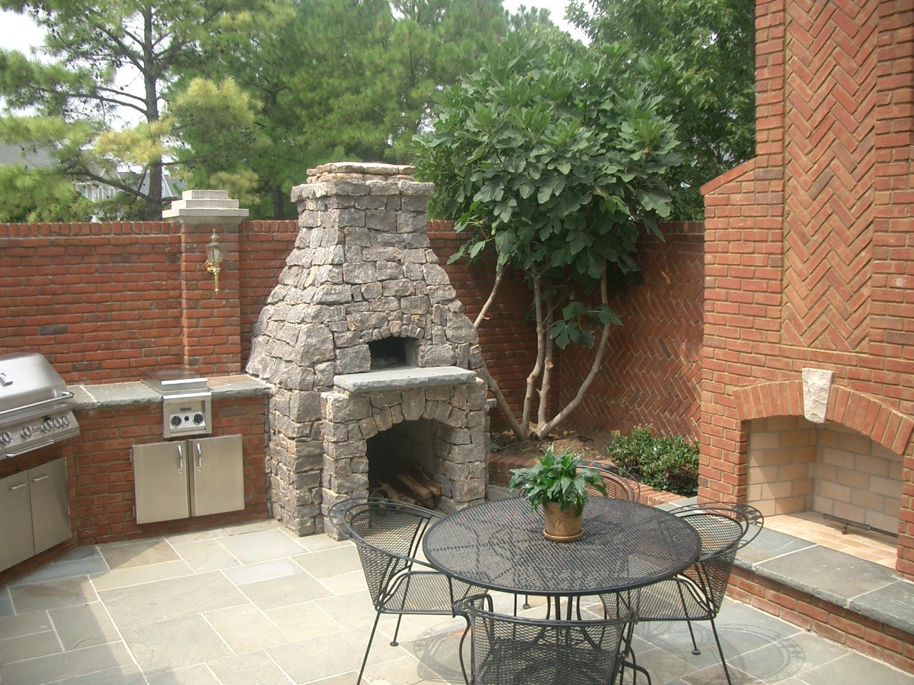 Outdoor Pizza Oven Plans Fireplace