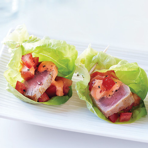 Paleo Tuna Lettuce Wraps