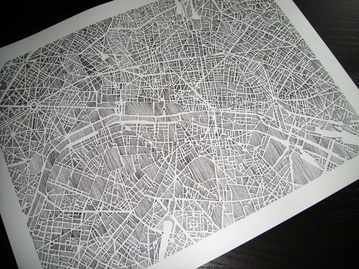 Paris City Map Printable