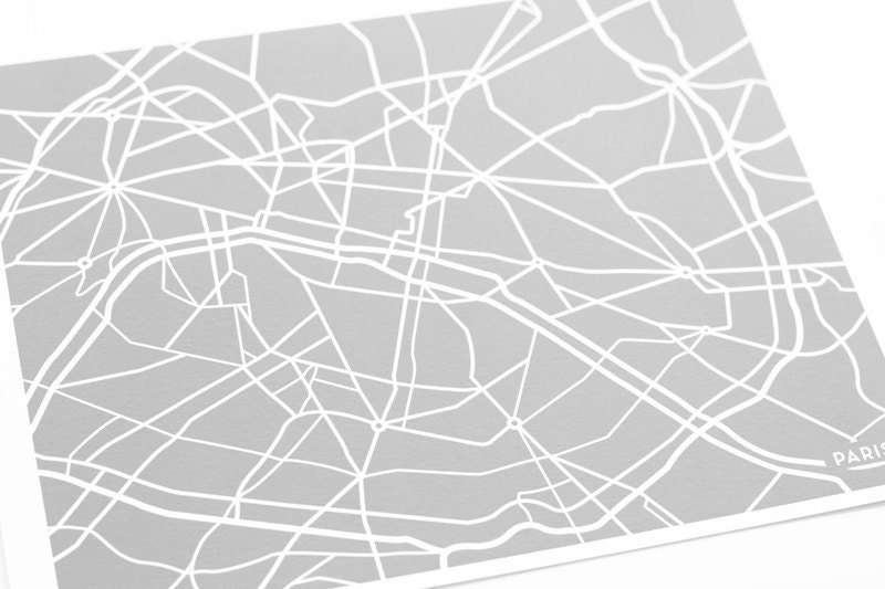 Paris City Map Printable