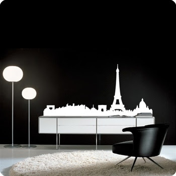 Paris Cityscape Wall Decal