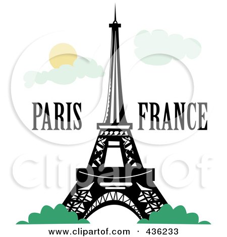 Paris Eiffel Tower Drawing