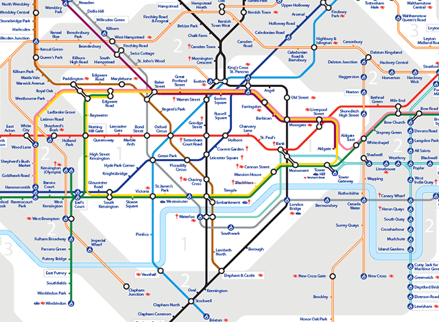 Paris Metro Map Zones 1 6