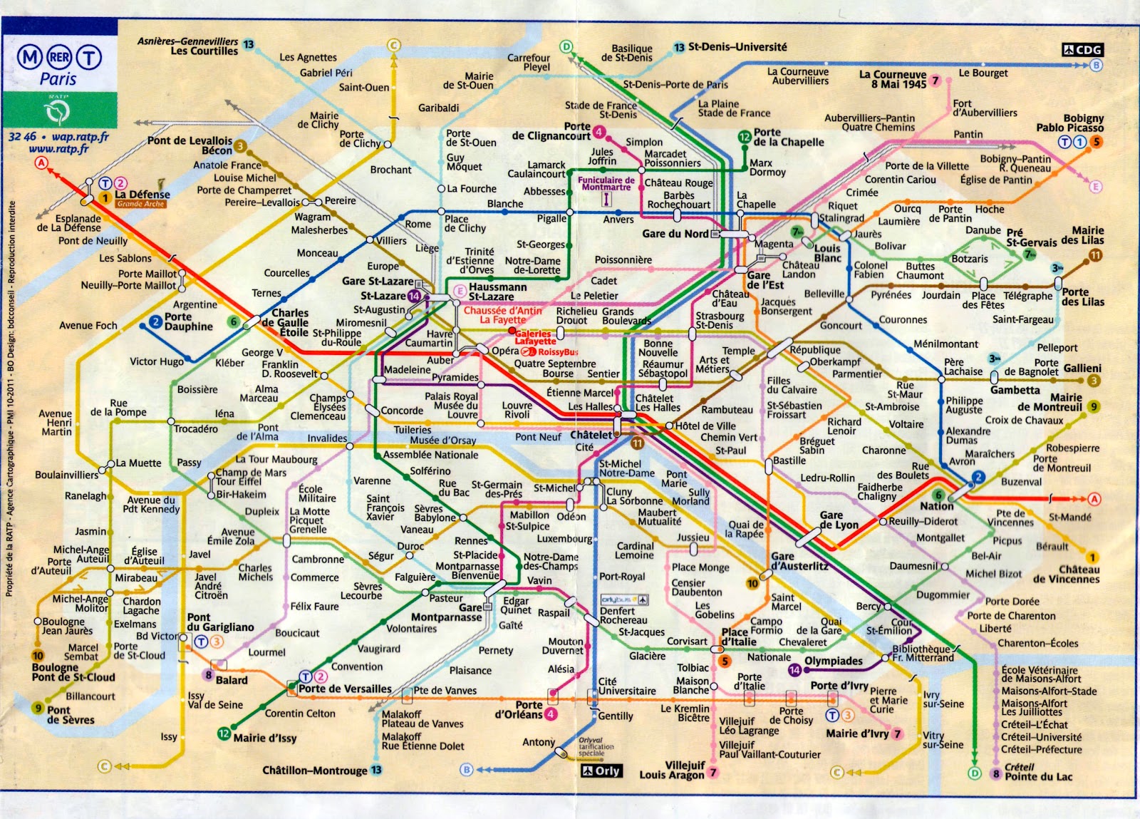 Paris Metro Plan