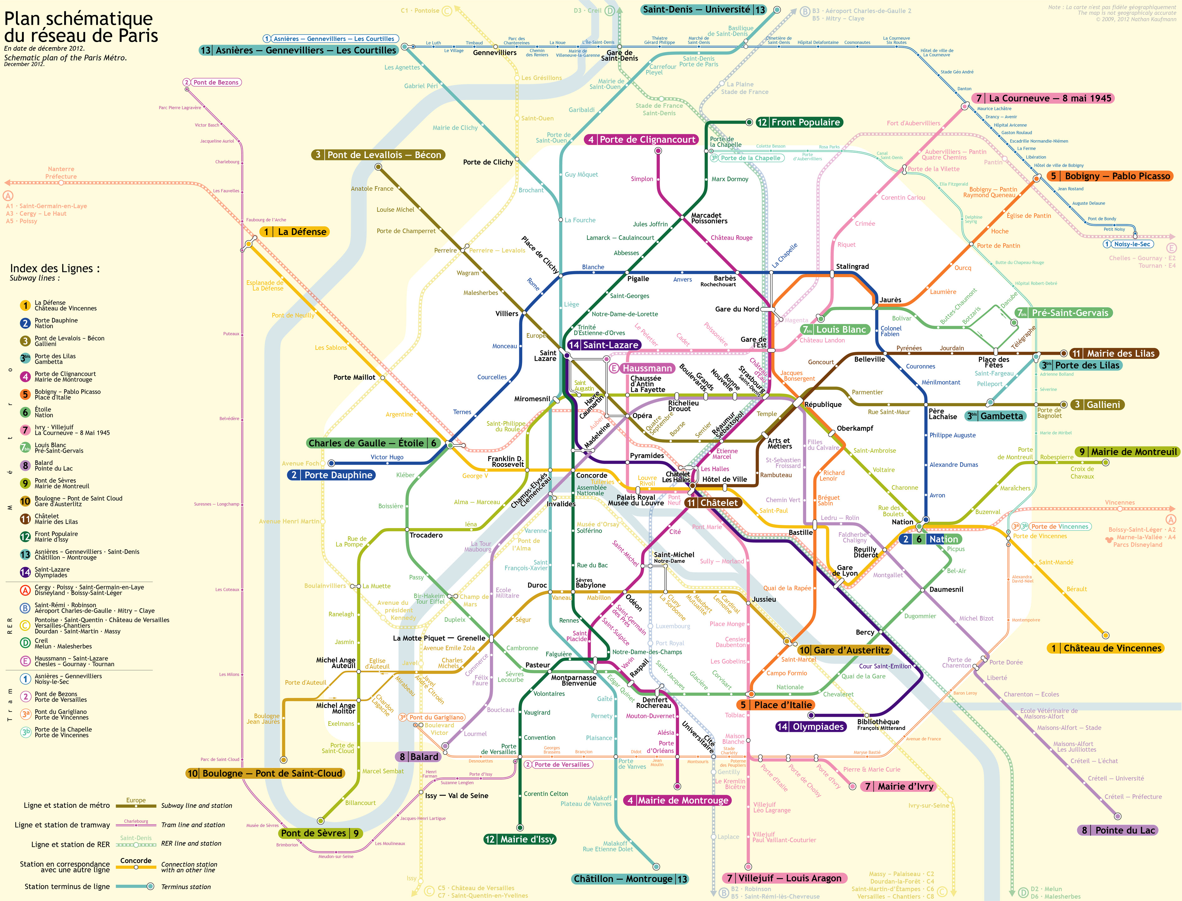 Paris Metro Plan Interactif