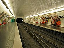 Paris Metro Sign Replica