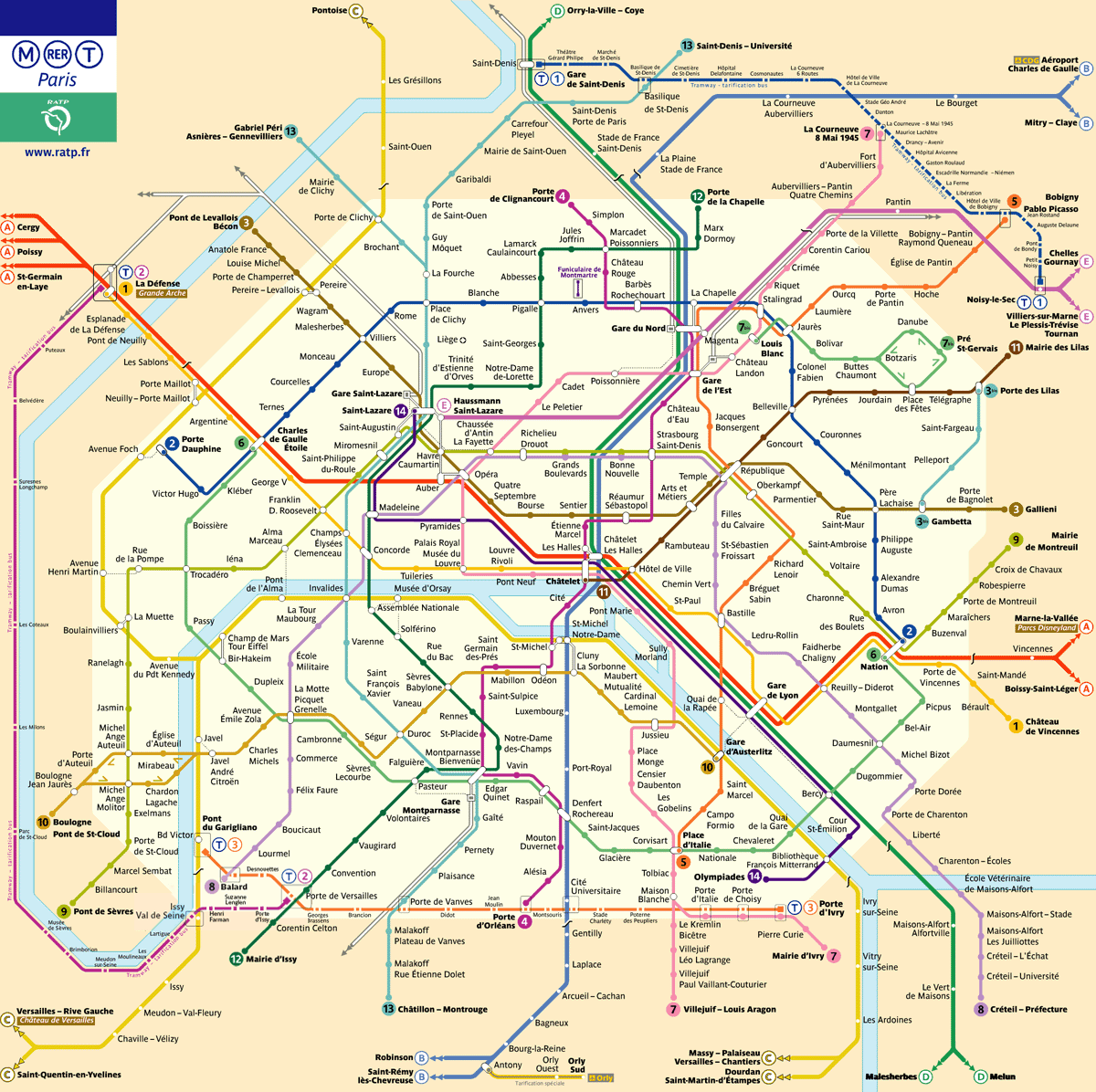 Paris Metro Train Route Planner