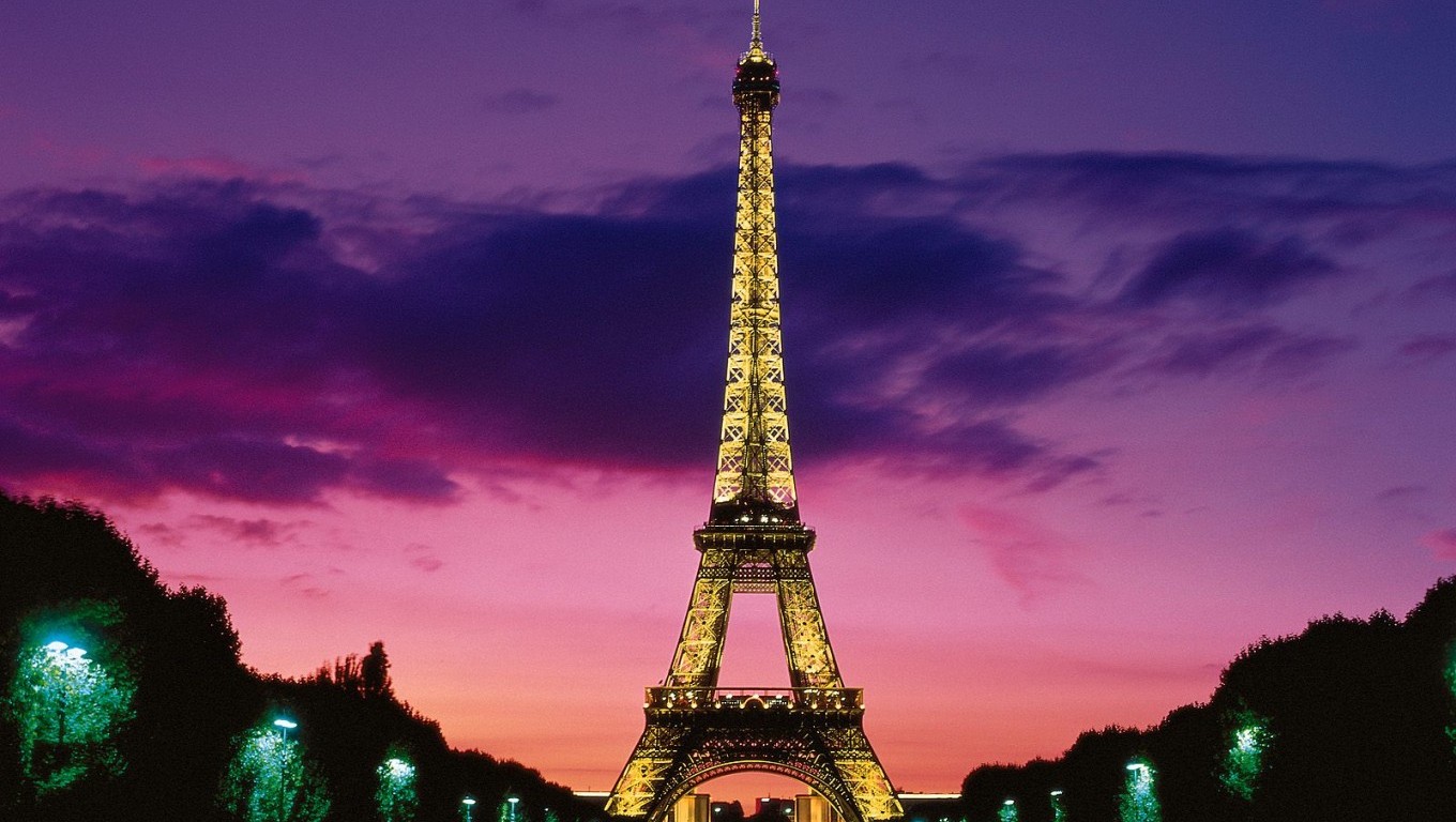 Paris Wallpaper Pink