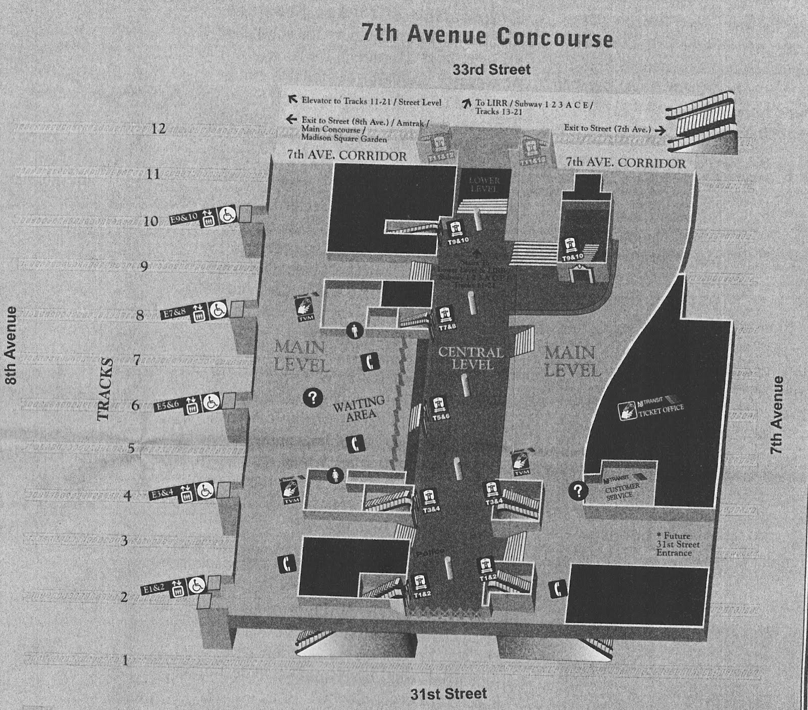 Penn Station Nyc Map