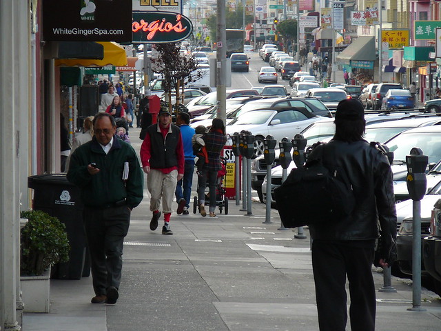 People Walking In The City