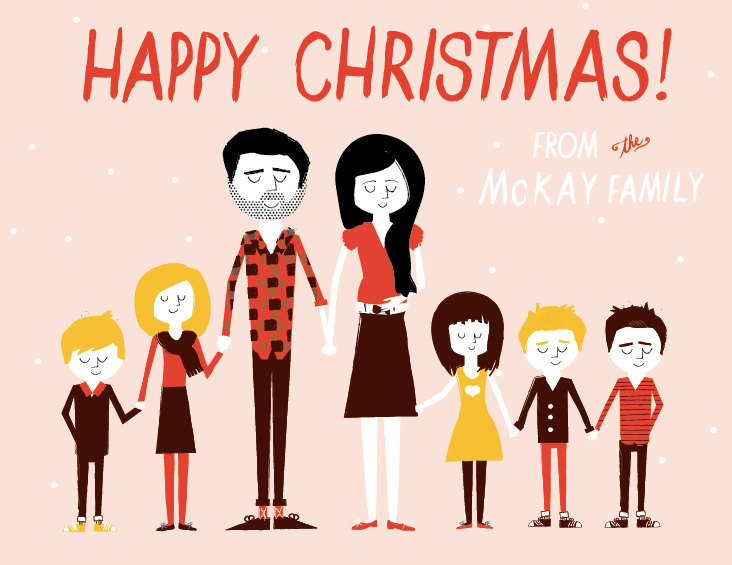 Personalised Christmas Cards 2012