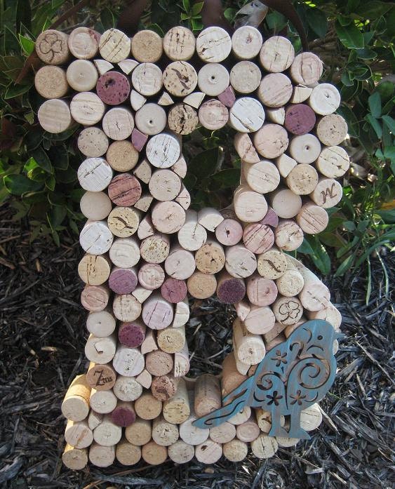 Personalized Letter Art Wine