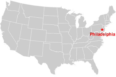 Philadelphia Map Usa