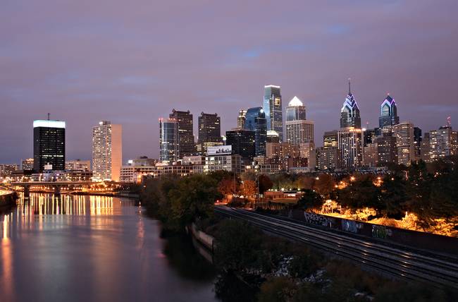 Philadelphia Skyline Art