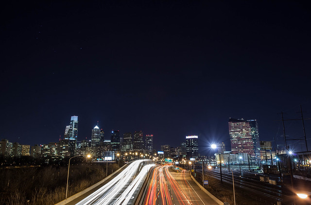 Philadelphia Skyline At Night